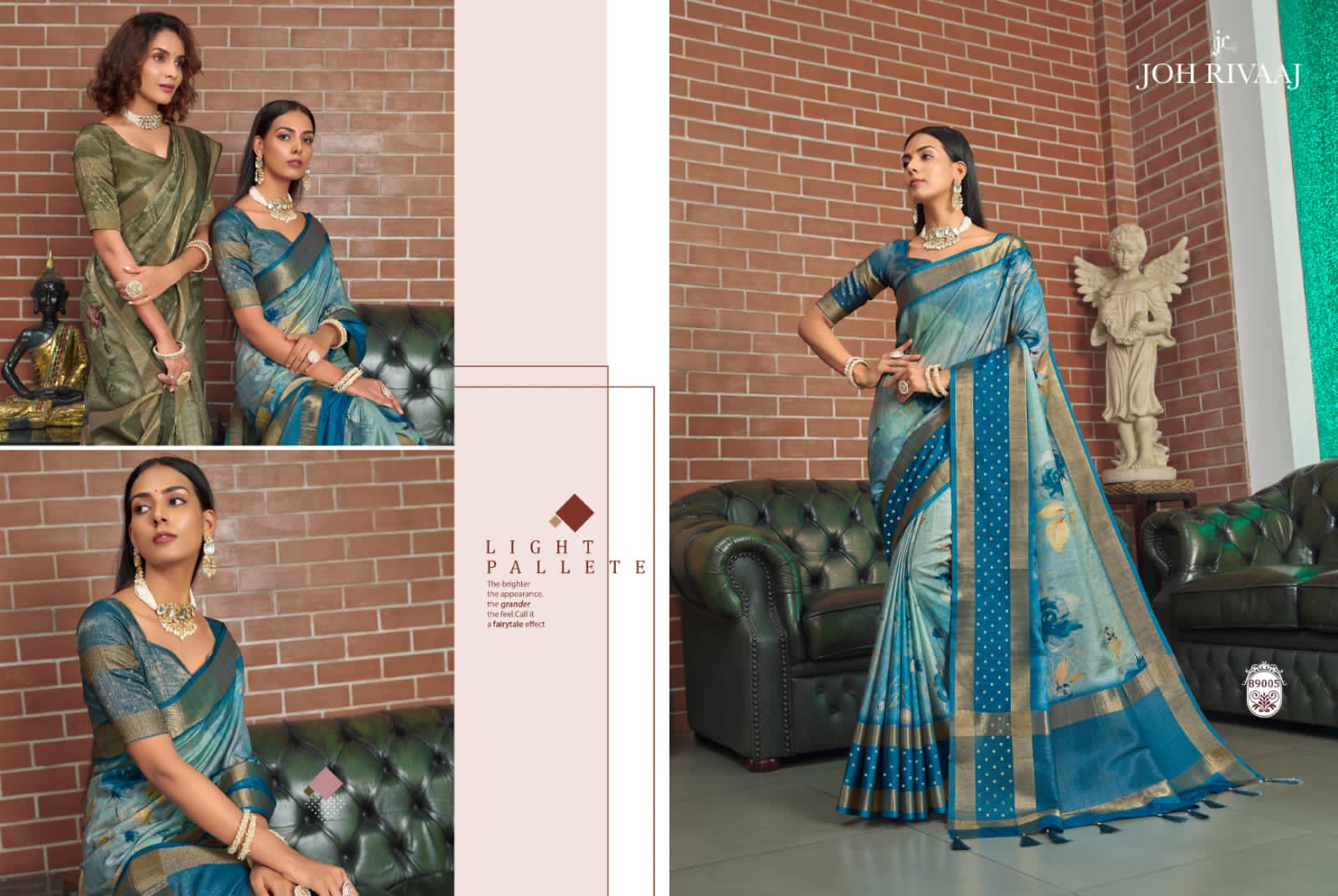 Jaipriya Vol890 By Joh Rivaaj Silk Partywear Saree catalog 